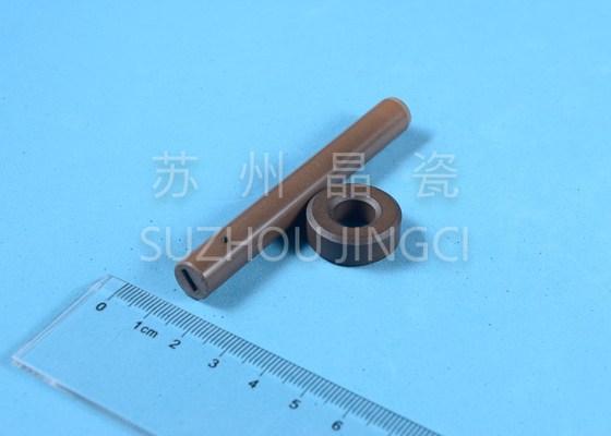 95% Brown Alumina Ceramic Shaft φ10 and bearing Circulating Pump Component High Anti-abrasion