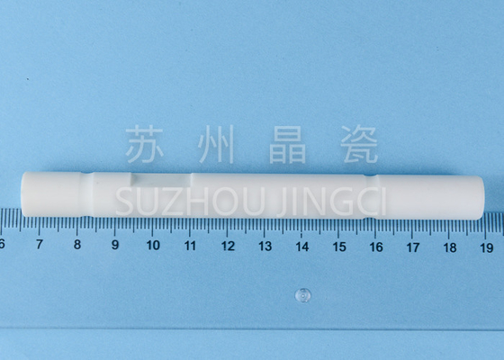 White Alumina Ceramic Bearings And Shafts 95% Aluminum Oxide Circulating Pump Part