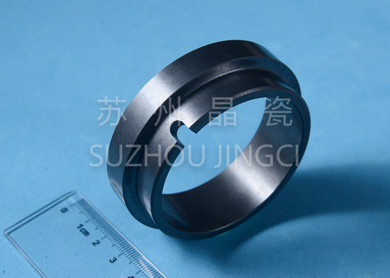 Industrial Silicon Carbide Ceramic Ring Low Density High Hardness