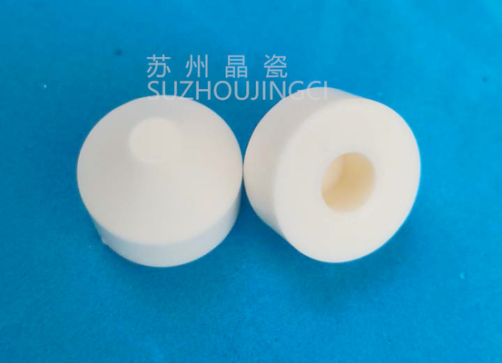 96% Alumina Ceramic Parts Alumina Nozzle Valve Anti - Corrosion RoHS Approved